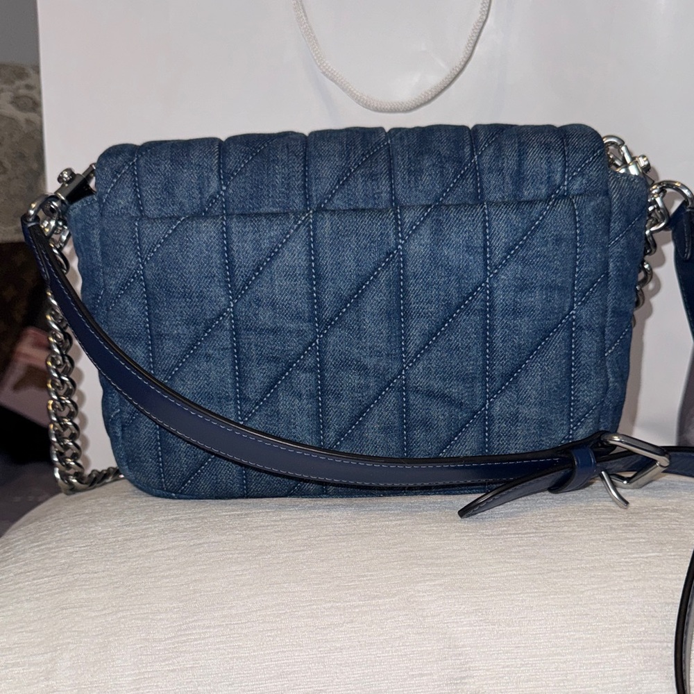 Coach Denim Quilted Crossbody Bag - Picture 2 of 3